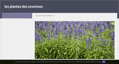 Desktop Screenshot of lesplantesdescevennes.fr