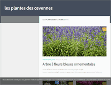 Tablet Screenshot of lesplantesdescevennes.fr